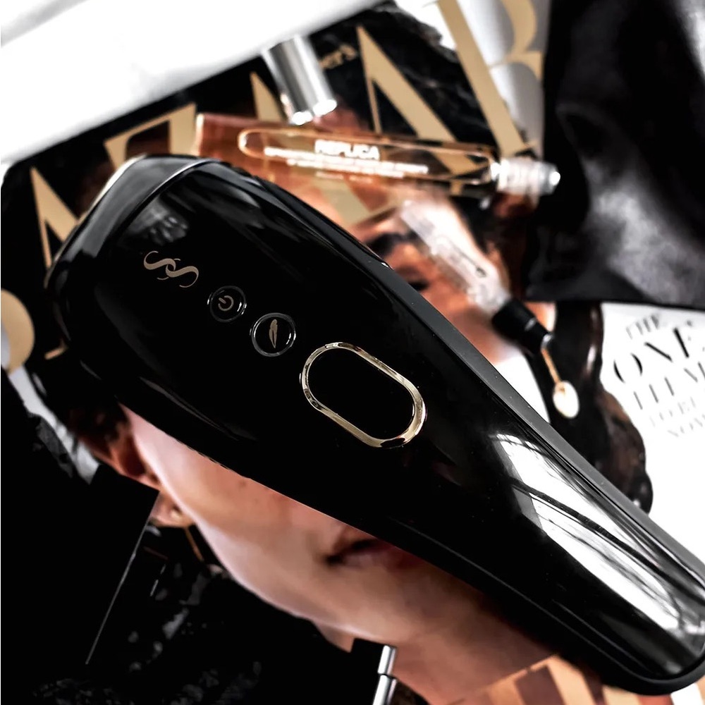 Black Electronic Hair Removal Device